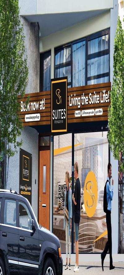 front welcome of suites